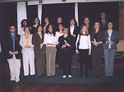 Foto grupal de los premiados